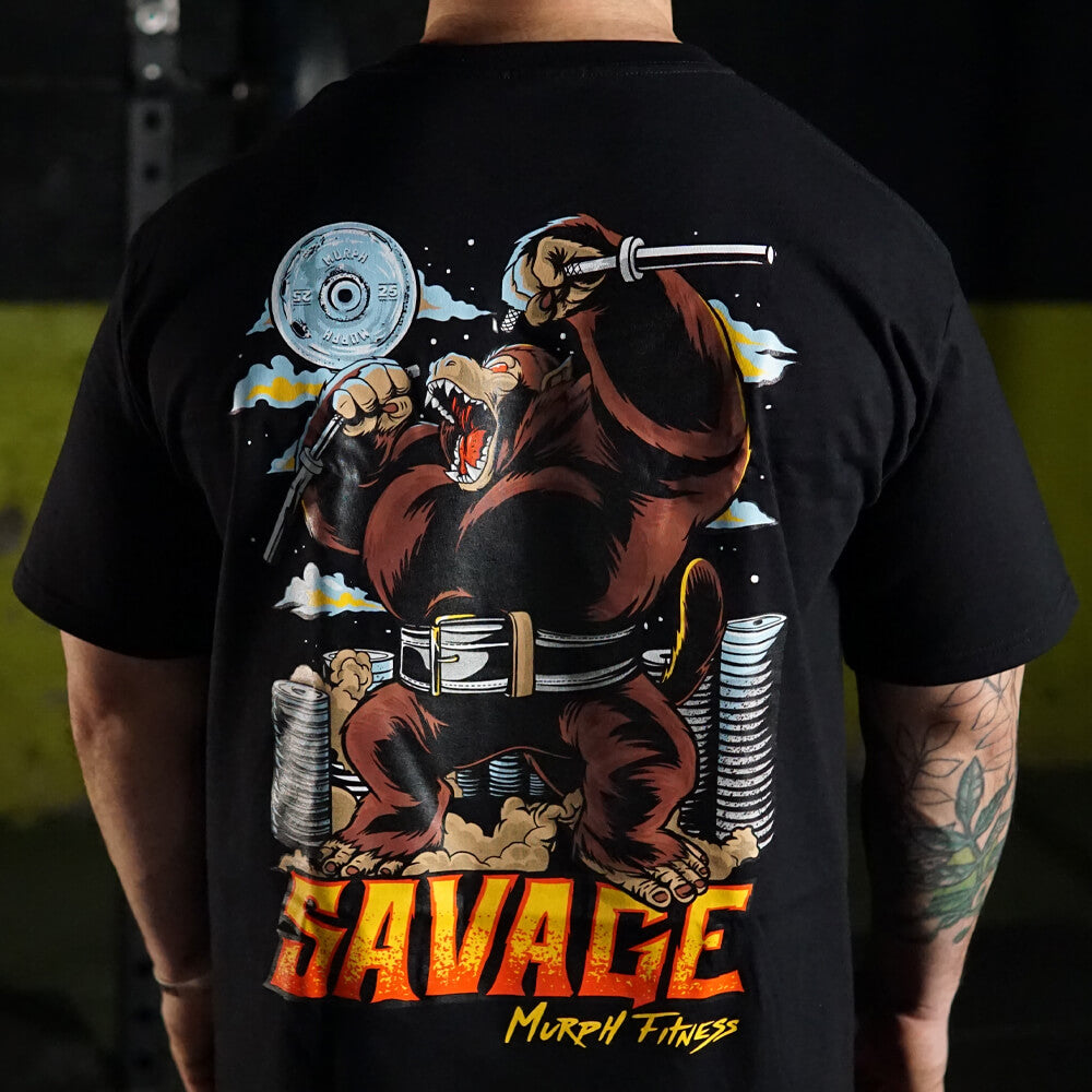 Polera Oversize Savage - Negro