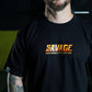 Polera Oversize Savage - Negro