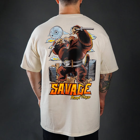 Polera Oversize Savage - Sweet Cream