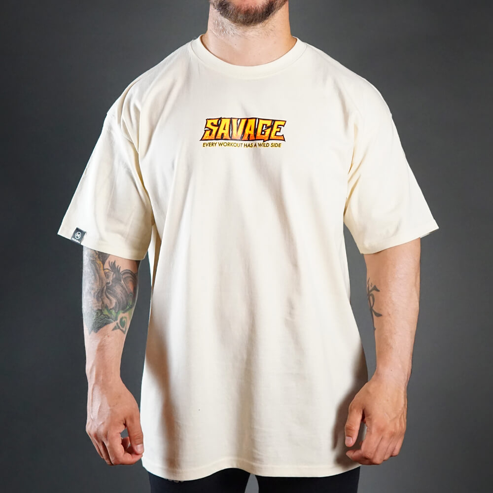 Polera Oversize Savage - Sweet Cream