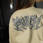 Polera Oversize ICON Sinister Logo - Sweet Cream