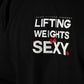 Polera Oversize Lifting Weights Is SEXY - Negro