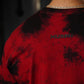 Polera Oversize Skull logo - Red Storm