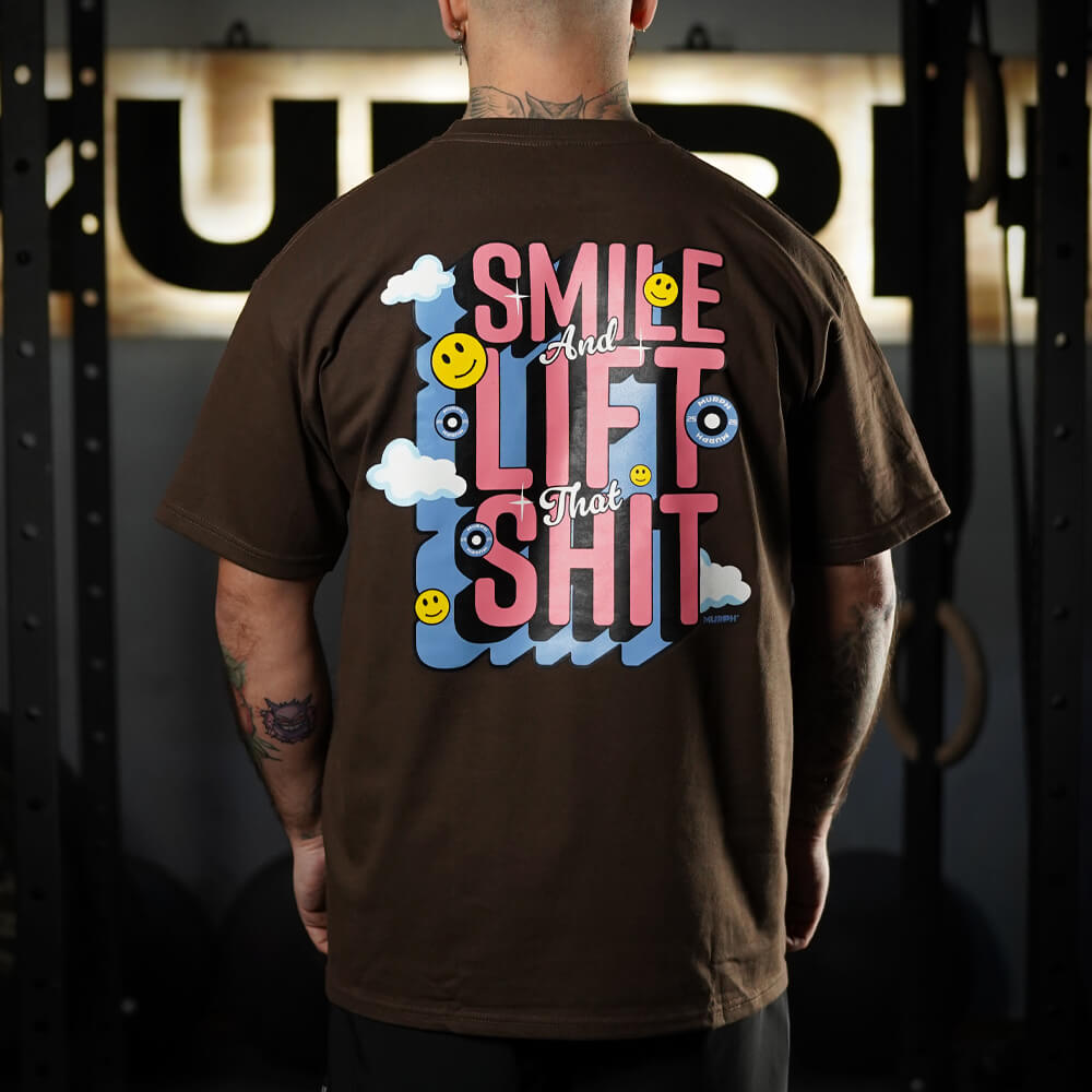 Polera Oversize Smile - Chocolate