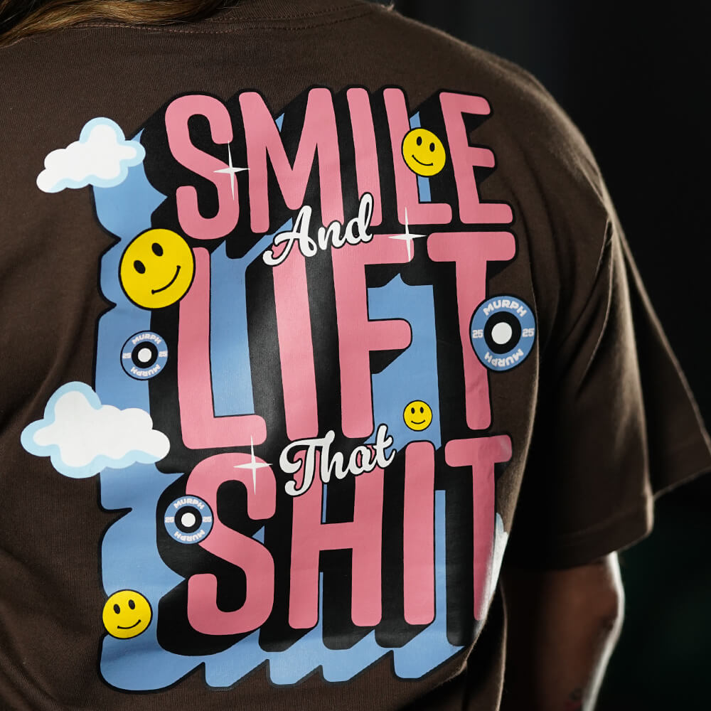 Polera Oversize Smile - Chocolate