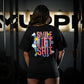 Polera Oversize Smile - Negro