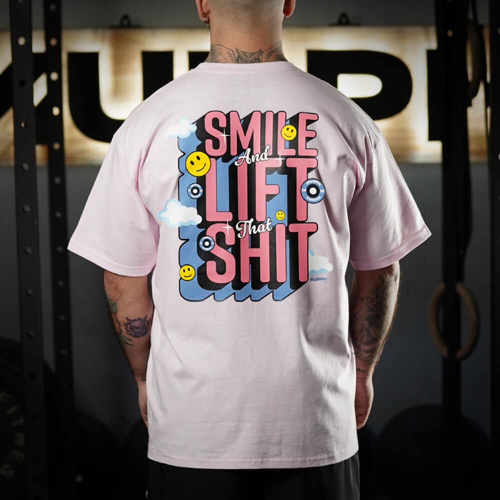 Polera Oversize Smile - Pink