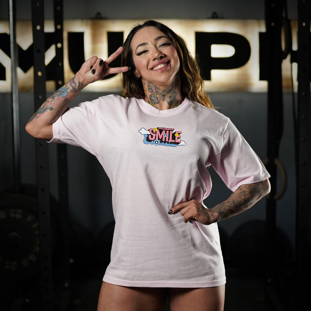Polera Oversize Smile - Pink