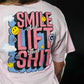 Polera Oversize Smile - Pink
