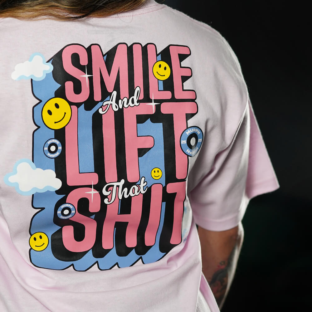 Polera Oversize Smile - Pink