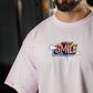 Polera Oversize Smile - Pink