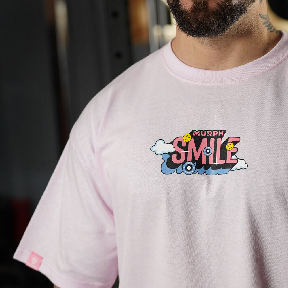 Polera Oversize Smile - Pink