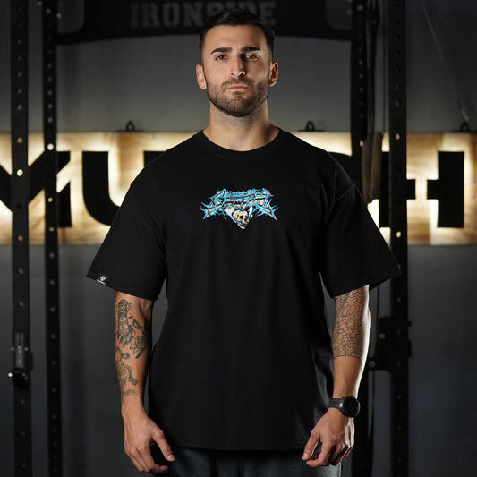 Polera Oversize Anatomy of Snatch - Negro