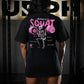 Oversize PRO Anatomy of Squat - Negro