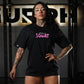 Oversize PRO Anatomy of Squat - Negro