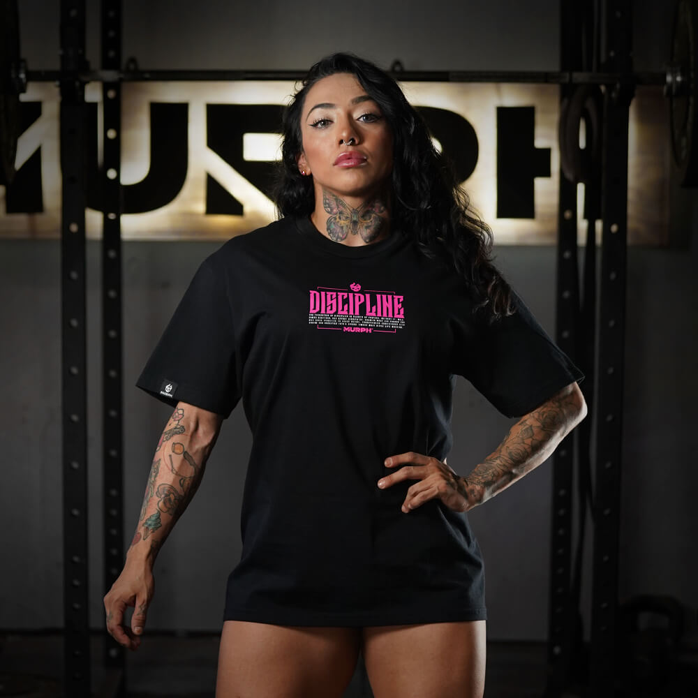 Polera Oversize PRO Stoic Discipline - Negro