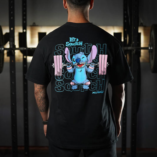 Polera Oversize Lift & Squitch - Negro