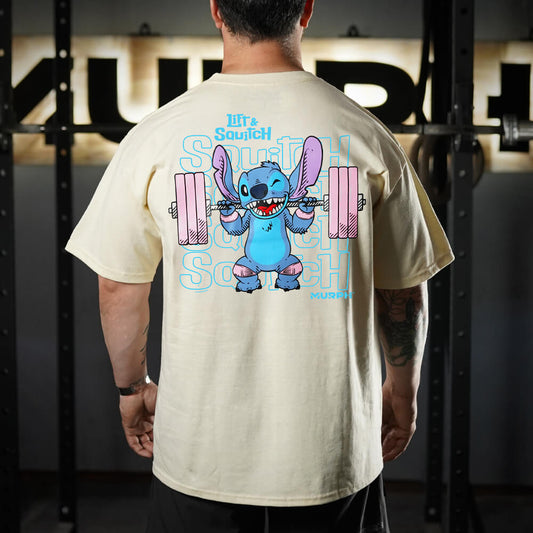 Polera Oversize Lift & Squitch - Sweet Cream