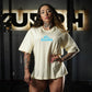 Polera Oversize Lift & Squitch - Sweet Cream