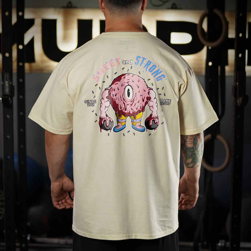 Polera Oversize Sweet and Strong - Sweet Cream