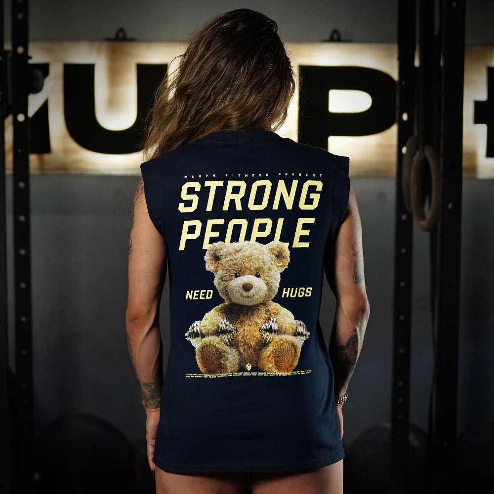 Polera Oversize Sleeveless TEDDY BEAST - Navy