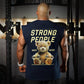 Polera Oversize Sleeveless TEDDY BEAST - Navy