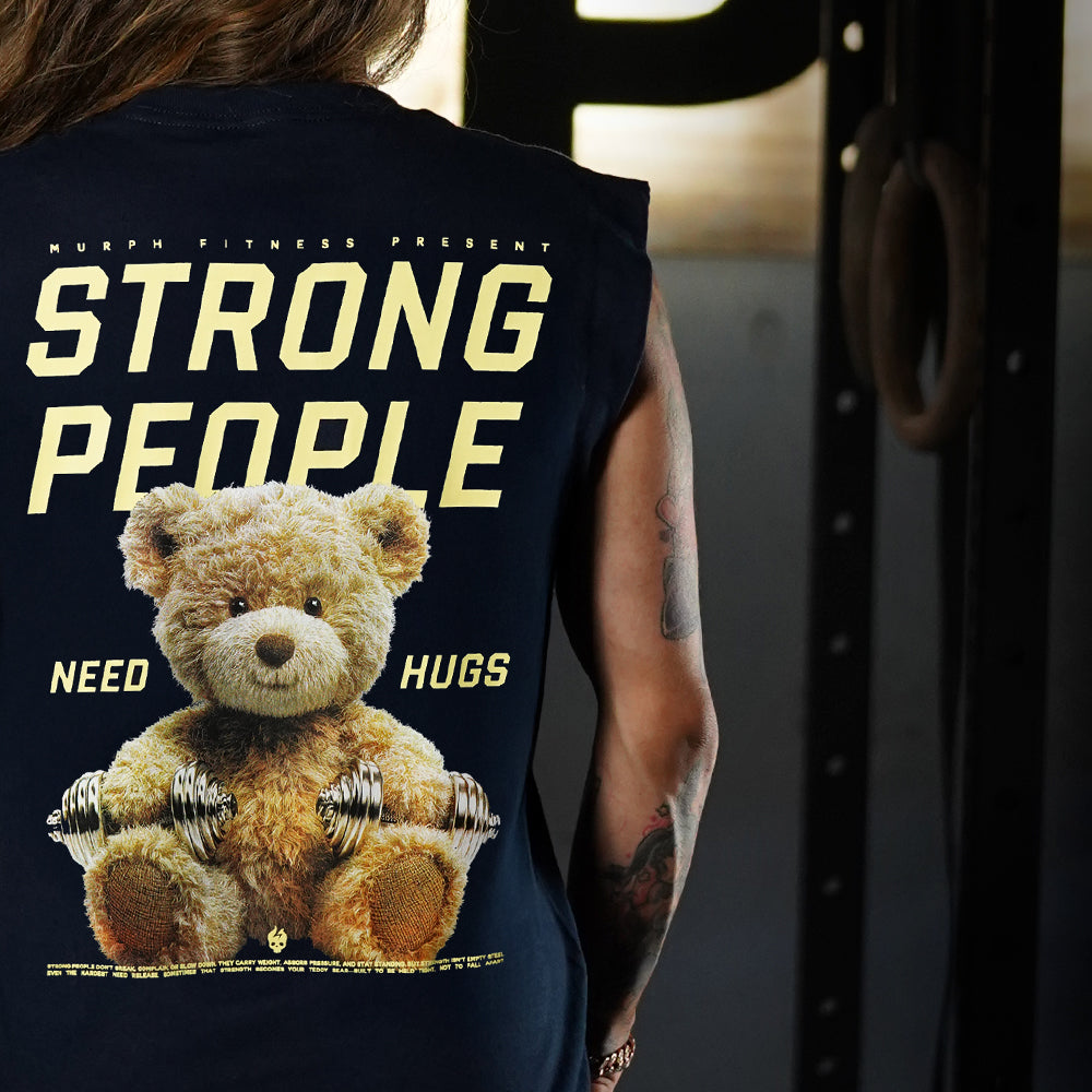 Polera Oversize Sleeveless TEDDY BEAST - Navy