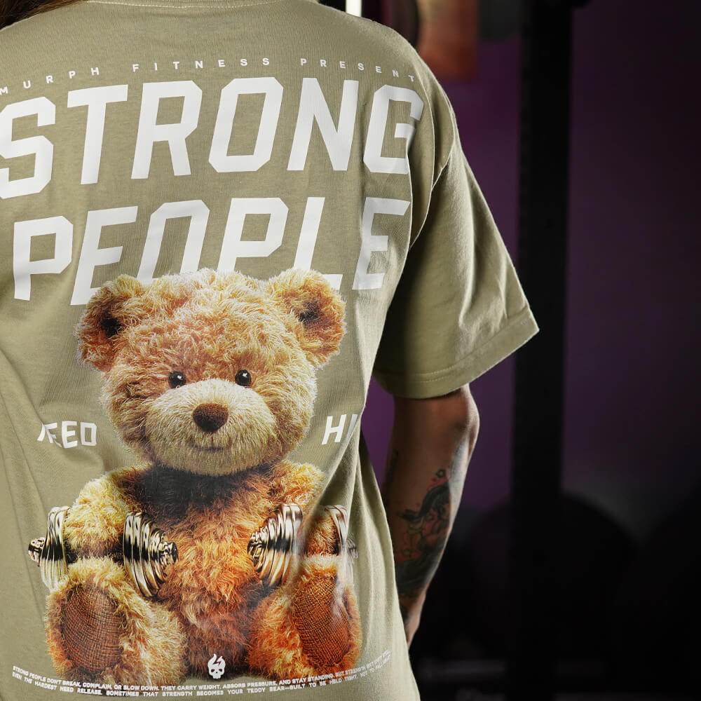 Polera Oversize TEDDY BEAST - Nut