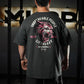 Polera Oversize Be a Tiger - Gris Charcoal
