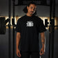 Polera Oversize WTF Burpees Again - Negro