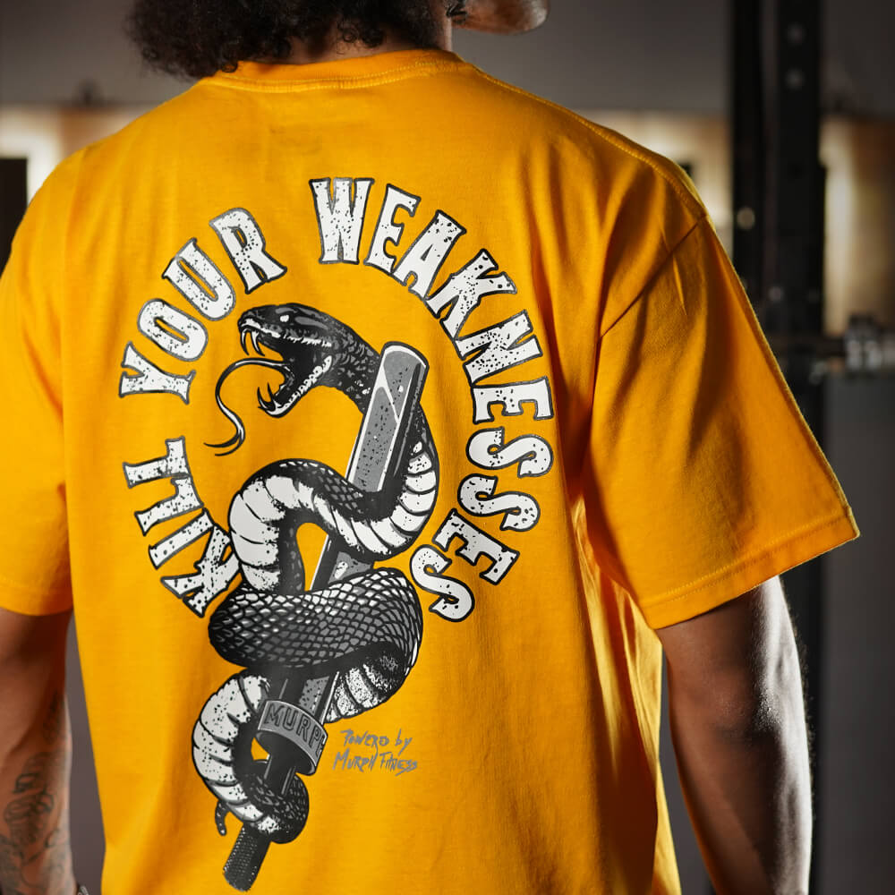 Polera Oversize Kill Your Weaknesses - Amarillo