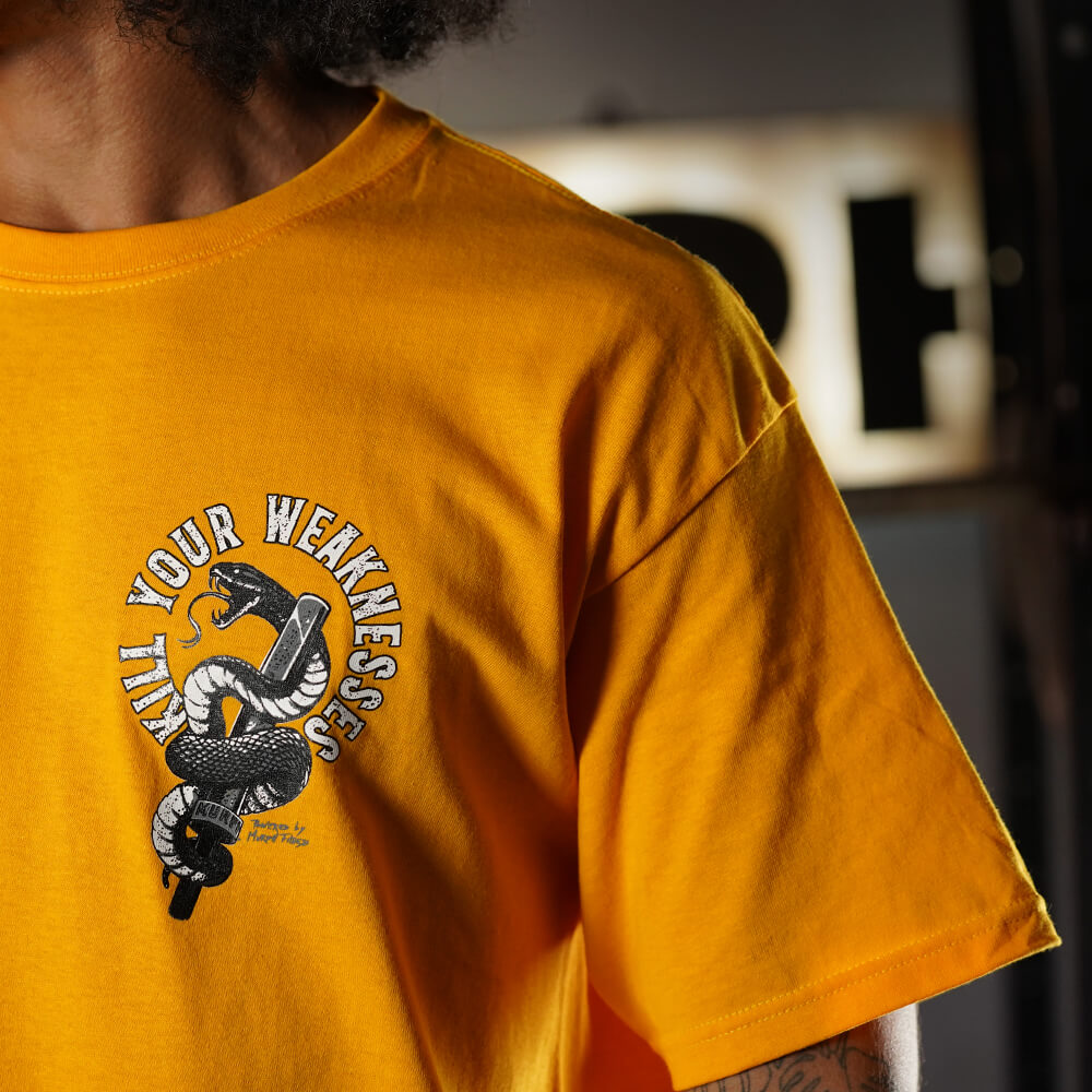 Polera Oversize Kill Your Weaknesses - Amarillo