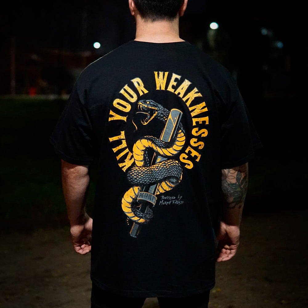 Polera Oversize Kill Your Weaknesses - Negro