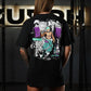 Polera Oversize King of Lifting - Negro