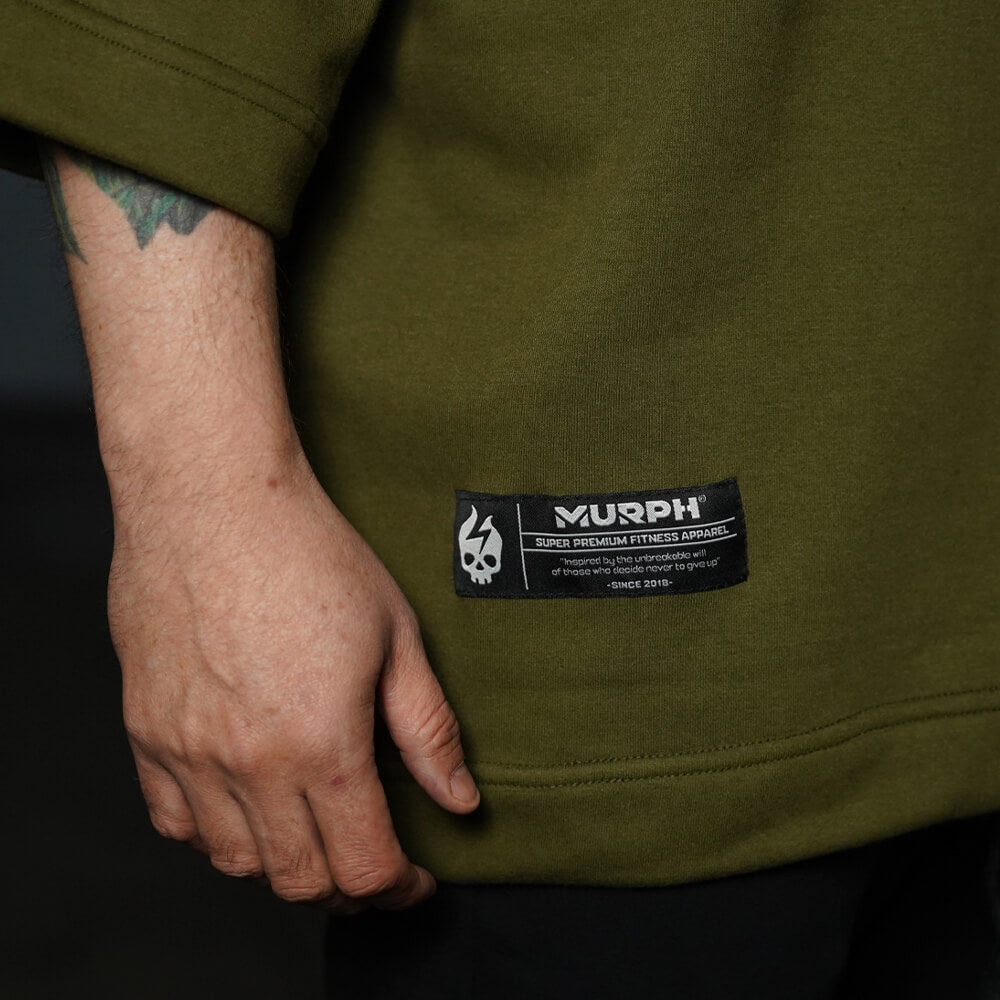 Long Paimey Clasic Logo - Tactical Green