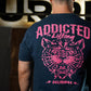 Polera Regular Fit Addicted - Heather Navy