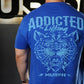 Polera Regular Fit Addicted - Royal Blue