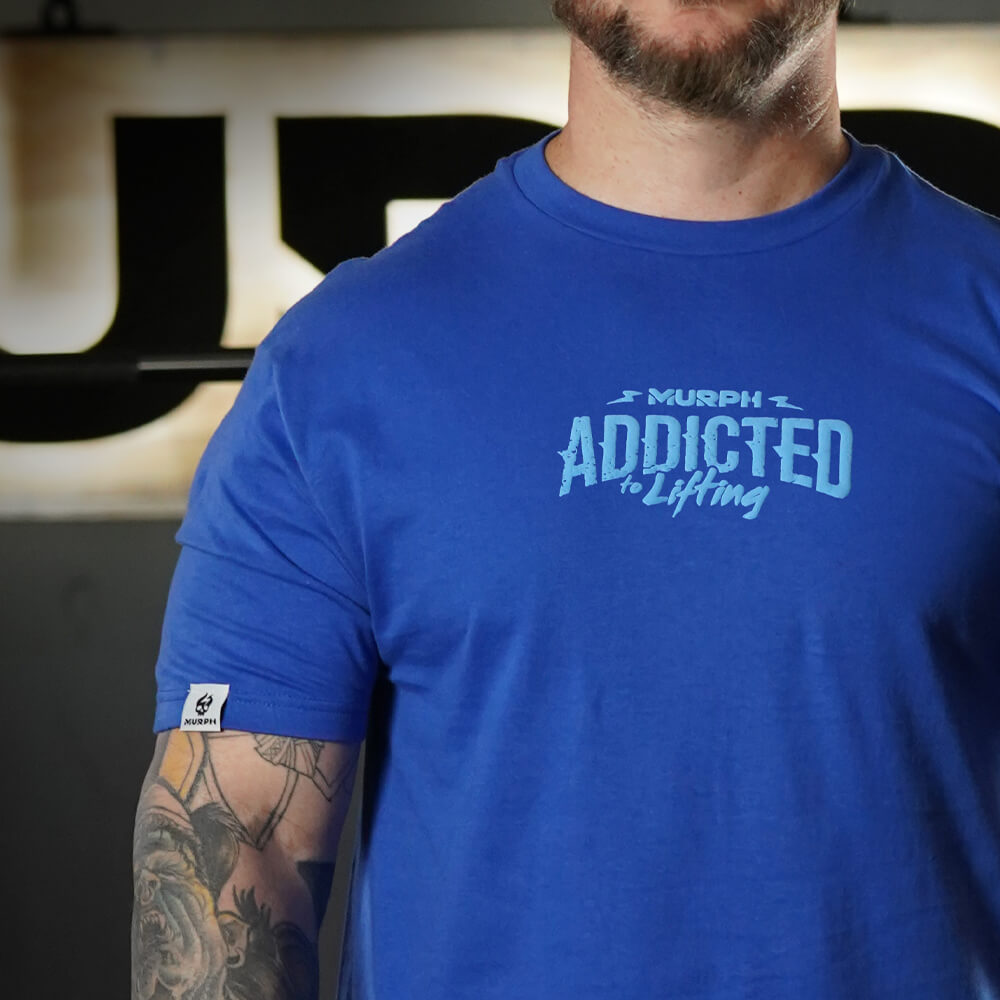 Polera Regular Fit Addicted - Royal Blue