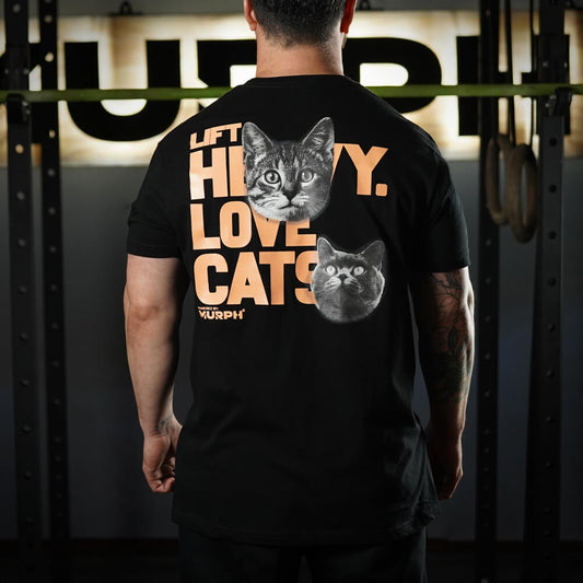 Polera Regular Fit Lift and Cats - Negro