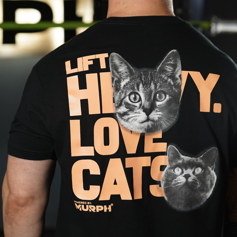 Polera Regular Fit Lift and Cats - Negro