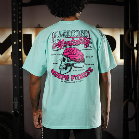 Polera Oversize Hardcore Mentality - Menta