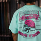 Polera Oversize Hardcore Mentality - Menta