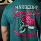 Polera Regular Fit Hardcore Mentality - Heather Turquoise