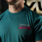 Polera Regular Fit Hardcore Mentality - Heather Turquoise