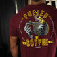 Polera Regular Fit Fueled By Coffee - Burdeo