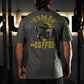 Polera Regular Fit Fueled By Coffee - Gris Charcoal