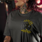 Polera Largo Unisex Fueled By Coffee - Gris Charcoal