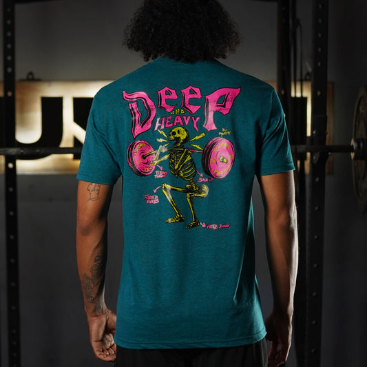 Polera Regular Fit Deep And Heavy - Turquoise