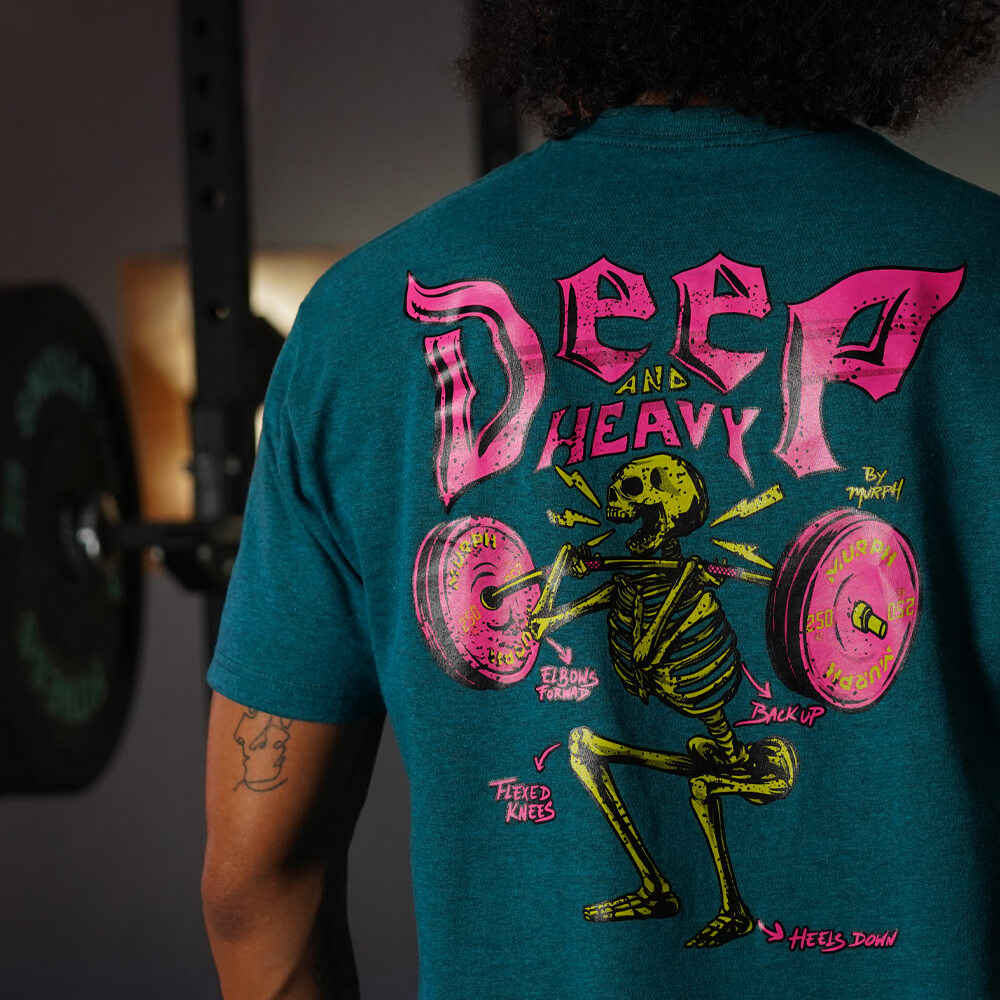 Polera Regular Fit Deep And Heavy - Turquoise