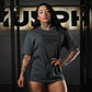 Polera Largo Unisex Fucking Legend - Gris Charcoal